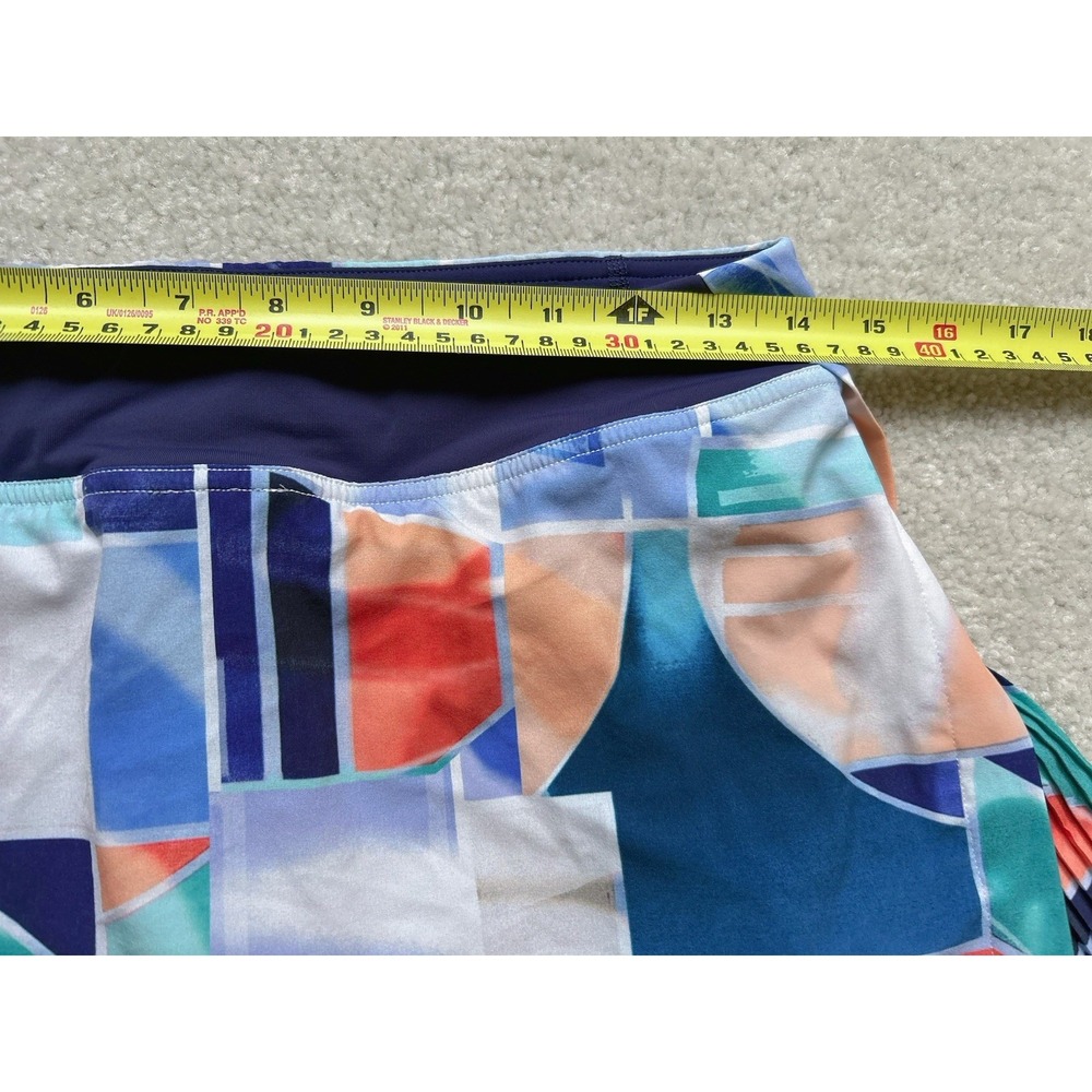Lululemon Peek Pleat High-Rise Tennis Skirt Shadow Court Multi/Night Sea Size 6 - Picture 9 of 12